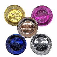 plato desechable brillante x10