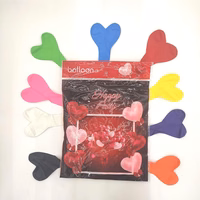 globo figura corazon x 30
