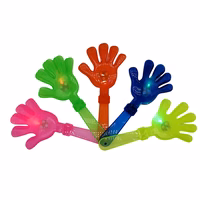 mano plastico con luces
