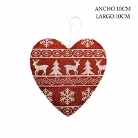 013a adorno corazon navidena