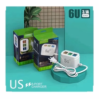 987 cargador 4 puestos usb