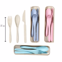 set cubiertos para lonchera
