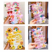 315 set 14 pinzas figura nina
