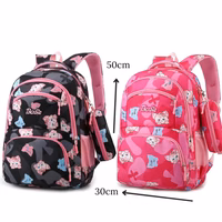 bolso escolar barbie con cartuchera