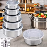 juego taza aluminio x5