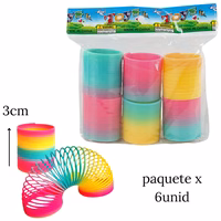 paquete mini resorte x6